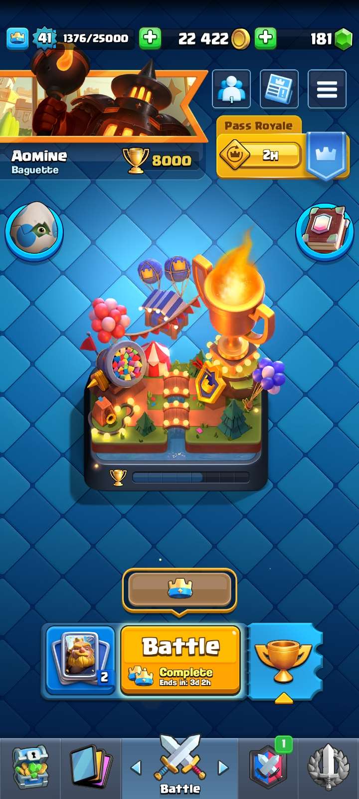 продажа аккаунта к игре Clash Royale